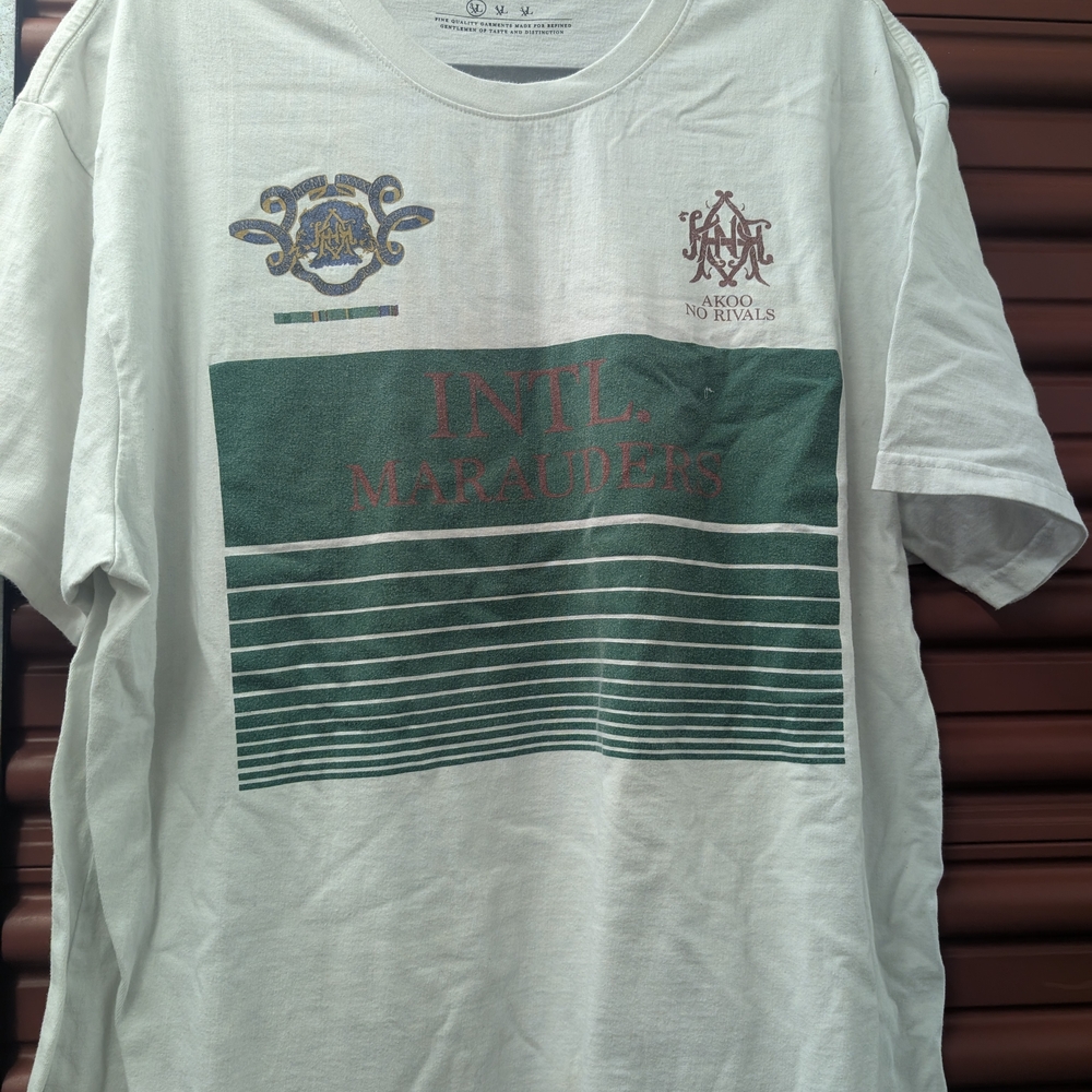 Akoo Green and White Short Sleeve Tees